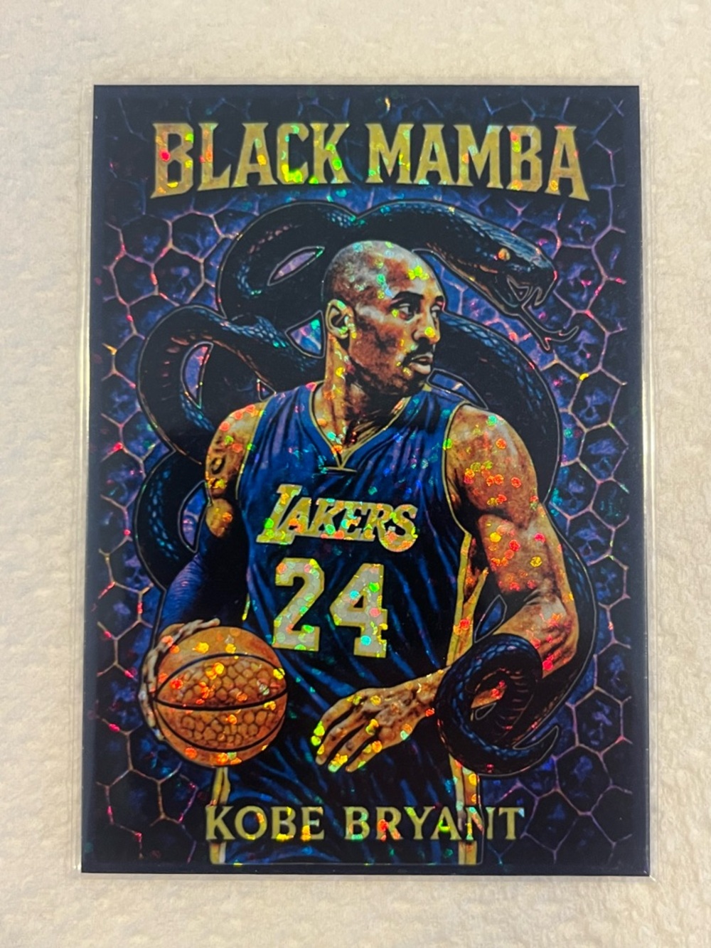 Black Mamba Kobe Bryant Holographic Custom Card